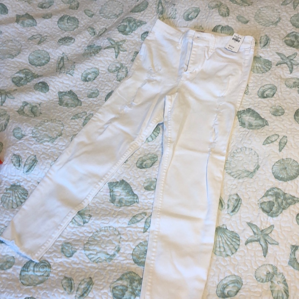 Hollister High rise crop jeans